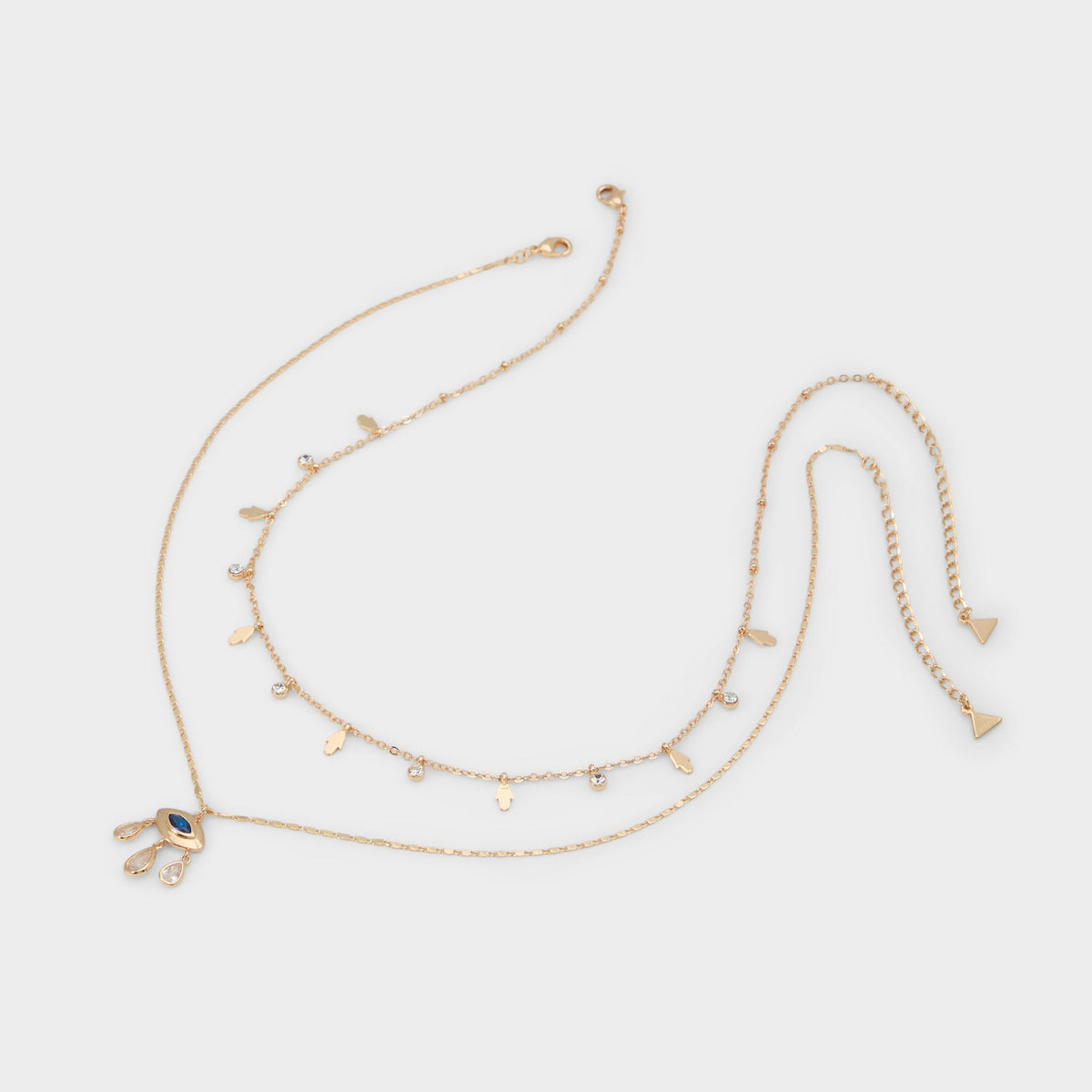 Aldo Protrectra in Light Blue - Layered necklace