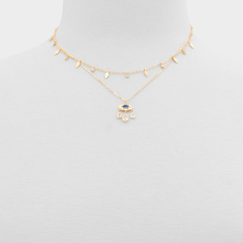 Aldo Protrectra in Light Blue - Layered necklace
