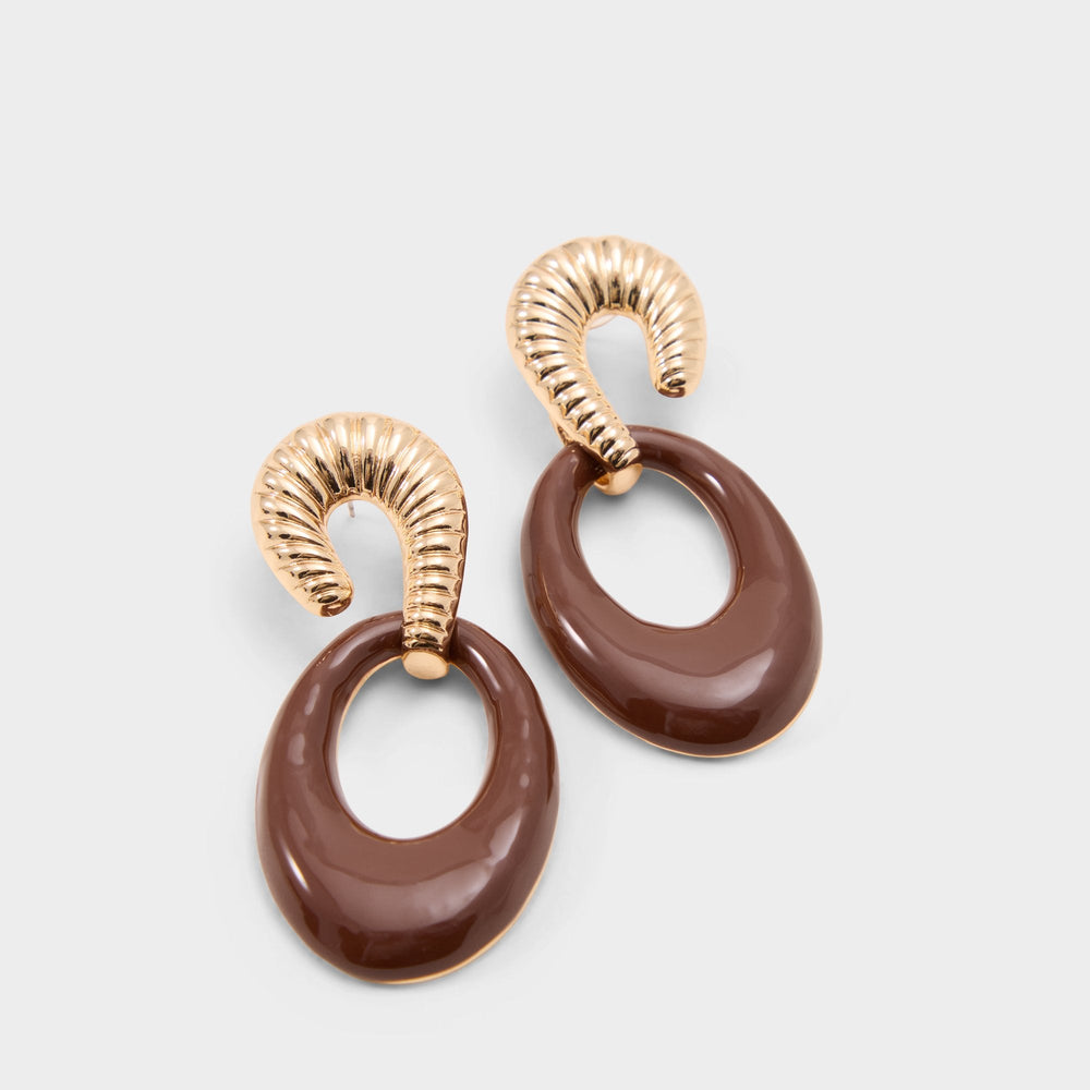 Aldo Gemellina in Light Brown - Chandelier earrings
