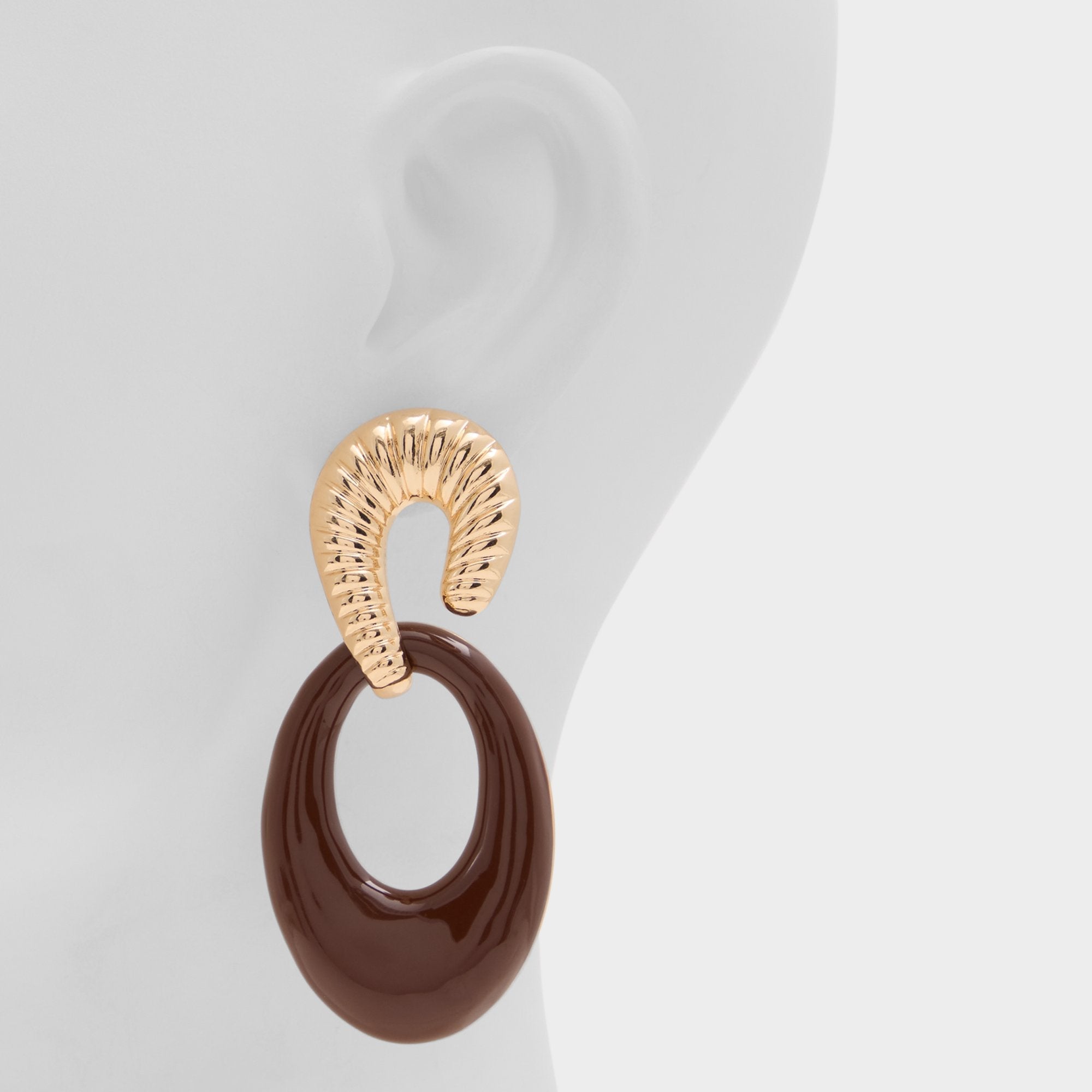 Aldo Gemellina in Light Brown - Chandelier earrings