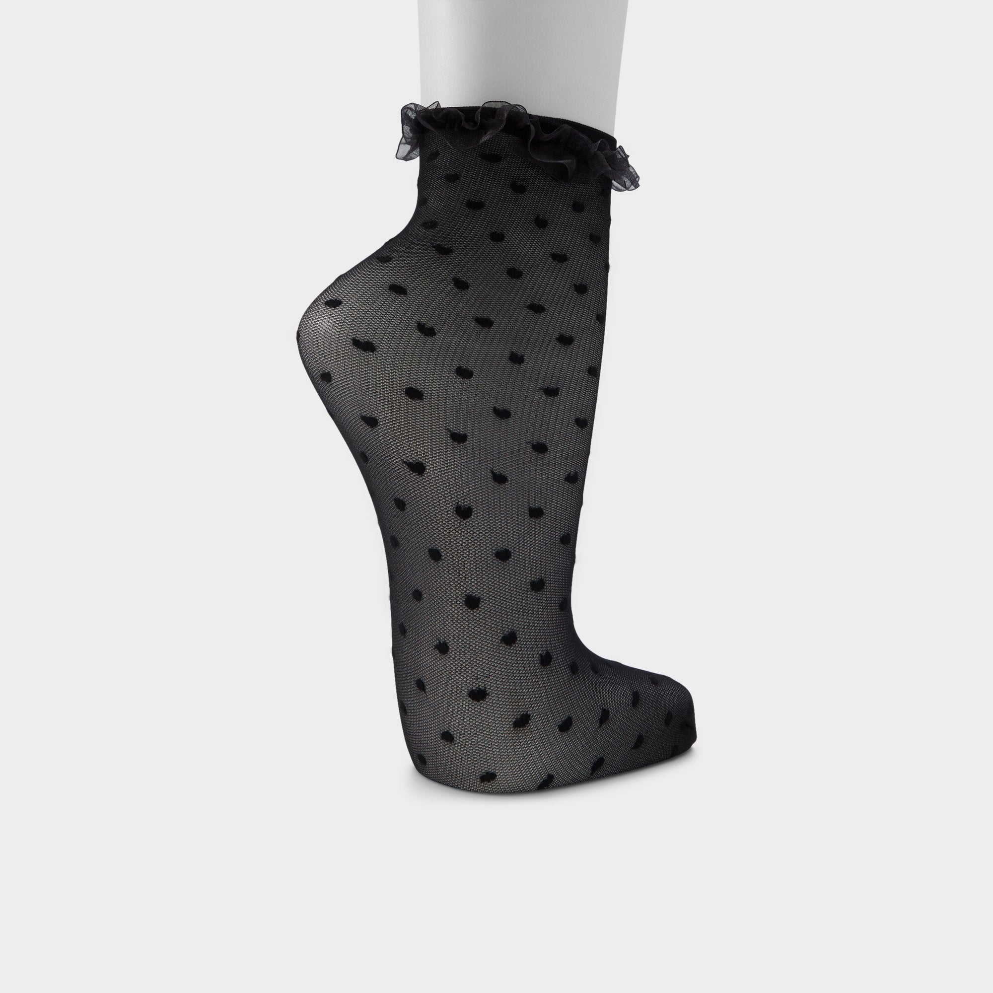 Aldo Polkafrill in Black White - Socks
