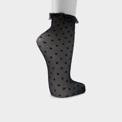 Aldo Polkafrill in Black White - Socks