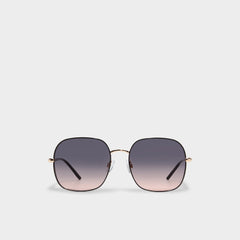 Aldo Elbamadar Black/Gold Multi Women's Square - Square sunglasses