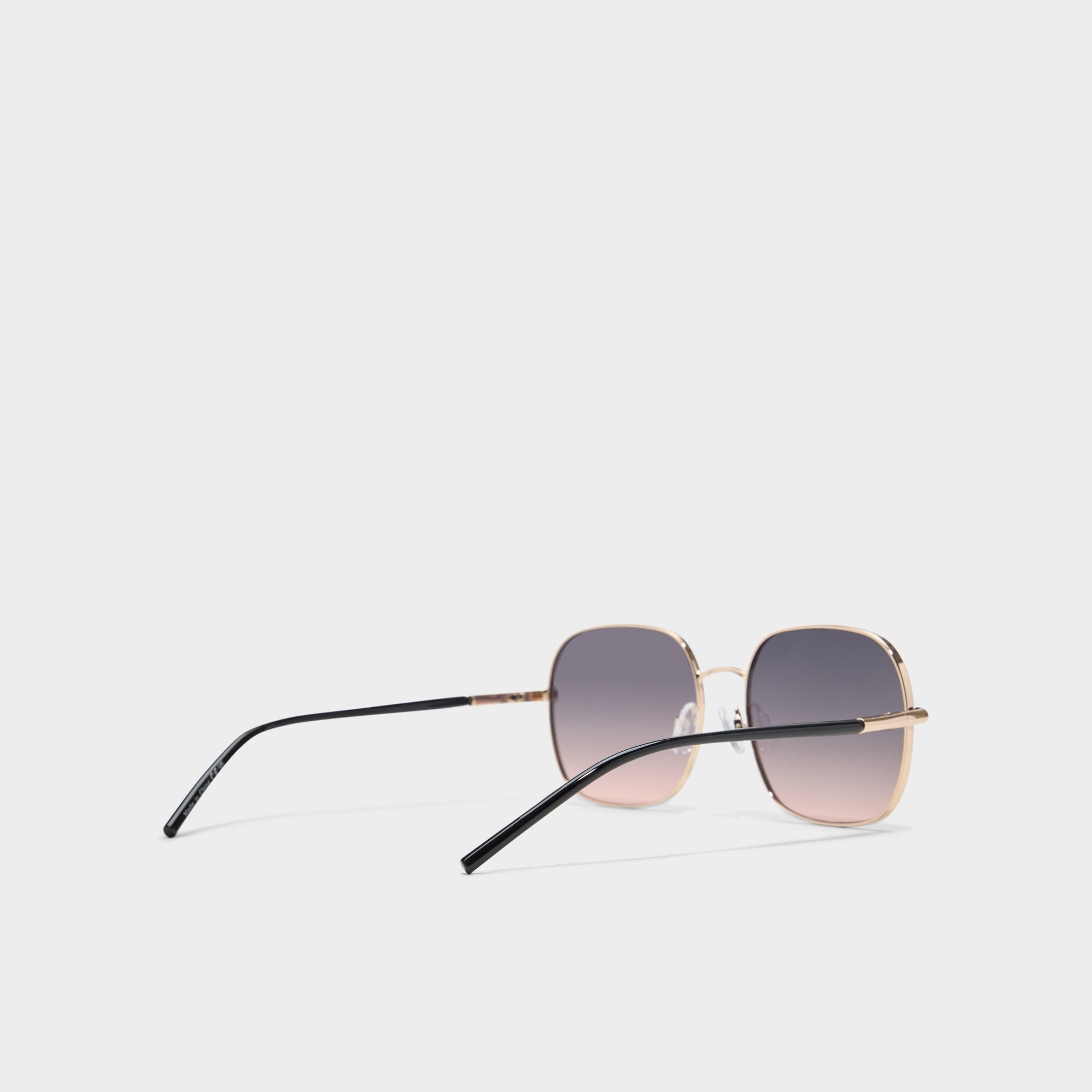 Aldo Elbamadar Black/Gold Multi Women's Square - Square sunglasses