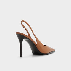 Aldo Re in Samantha Light Brown - Sling back high heel, Stiletto heel
