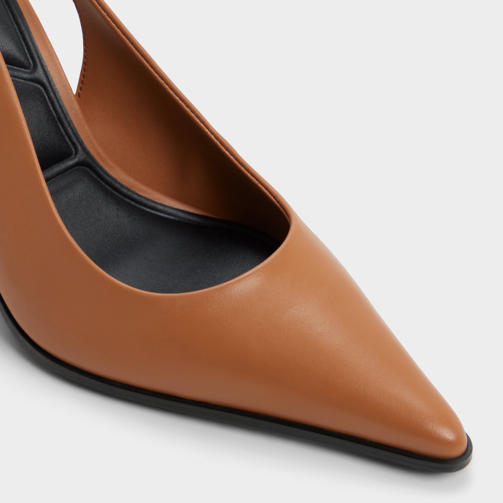 Aldo Re in Samantha Light Brown - Sling back high heel, Stiletto heel