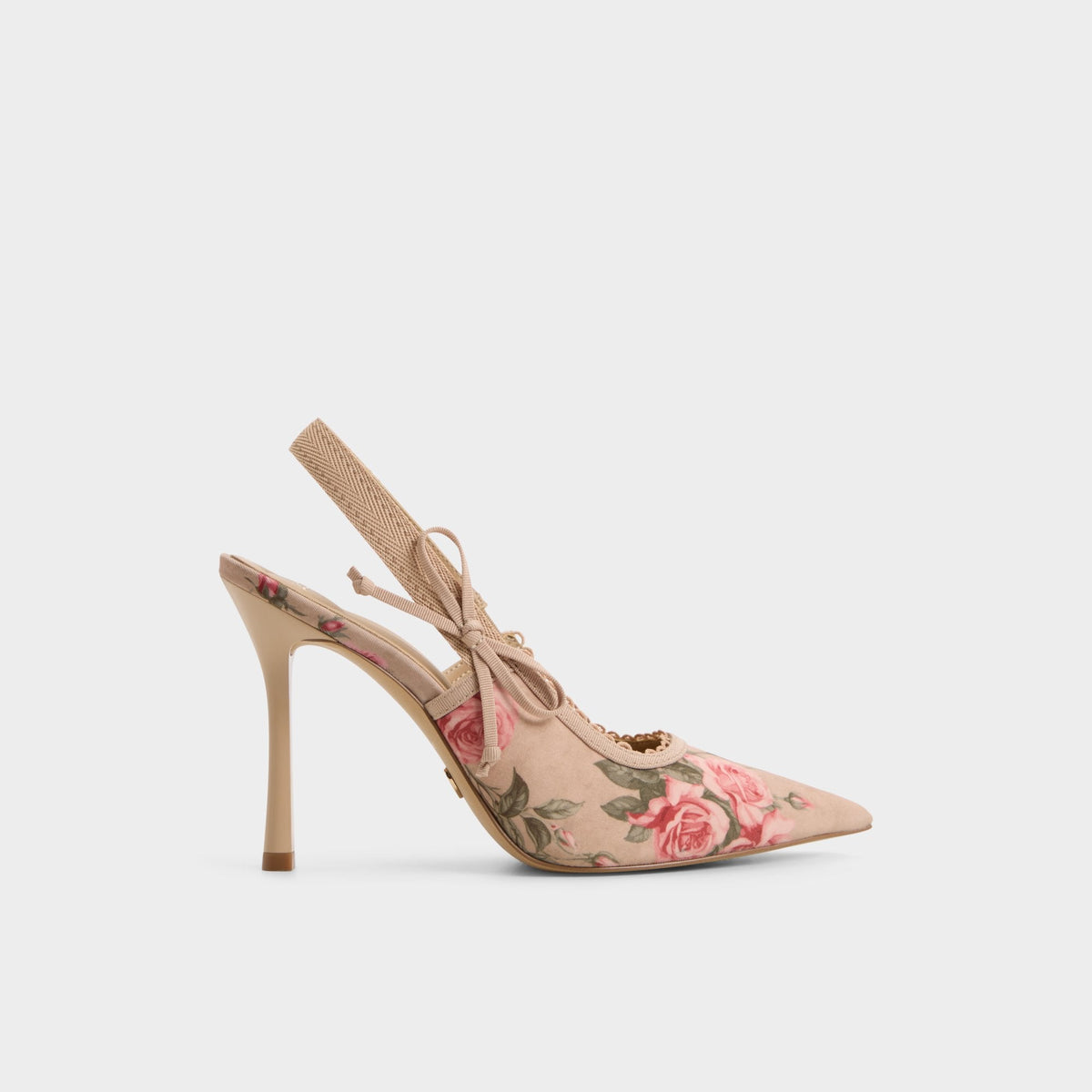 Aldo Hennie in Beige Combo 14190601 - Sling back high heel, Stiletto heel