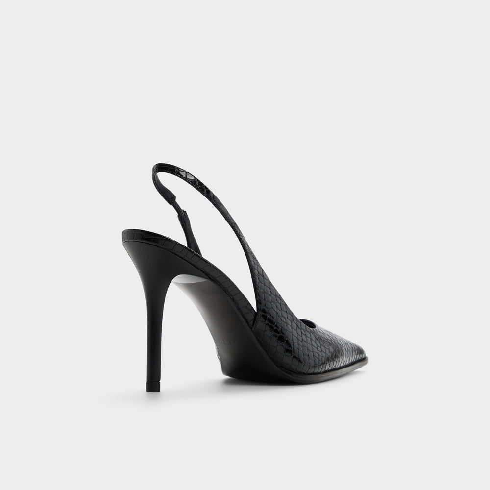Aldo Re in Samantha Other Black - Sling back high heel, Stiletto heel