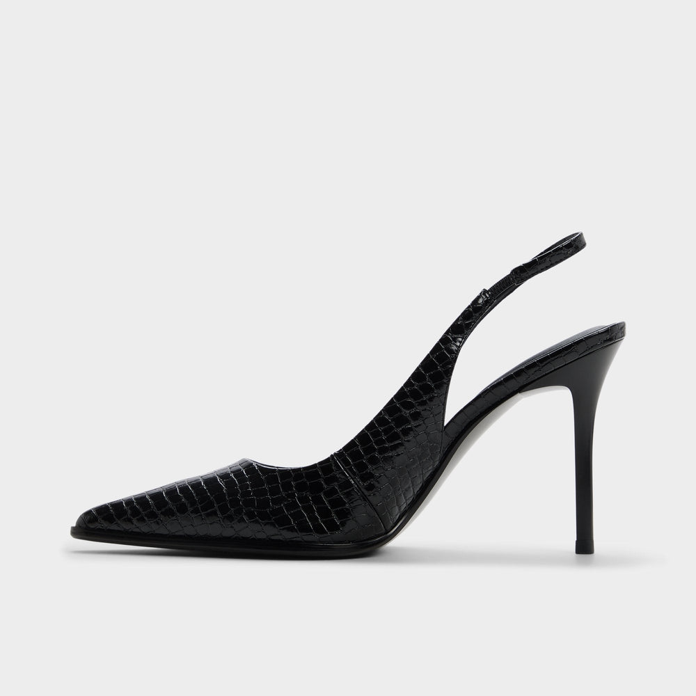 Aldo Re in Samantha Other Black - Sling back high heel, Stiletto heel