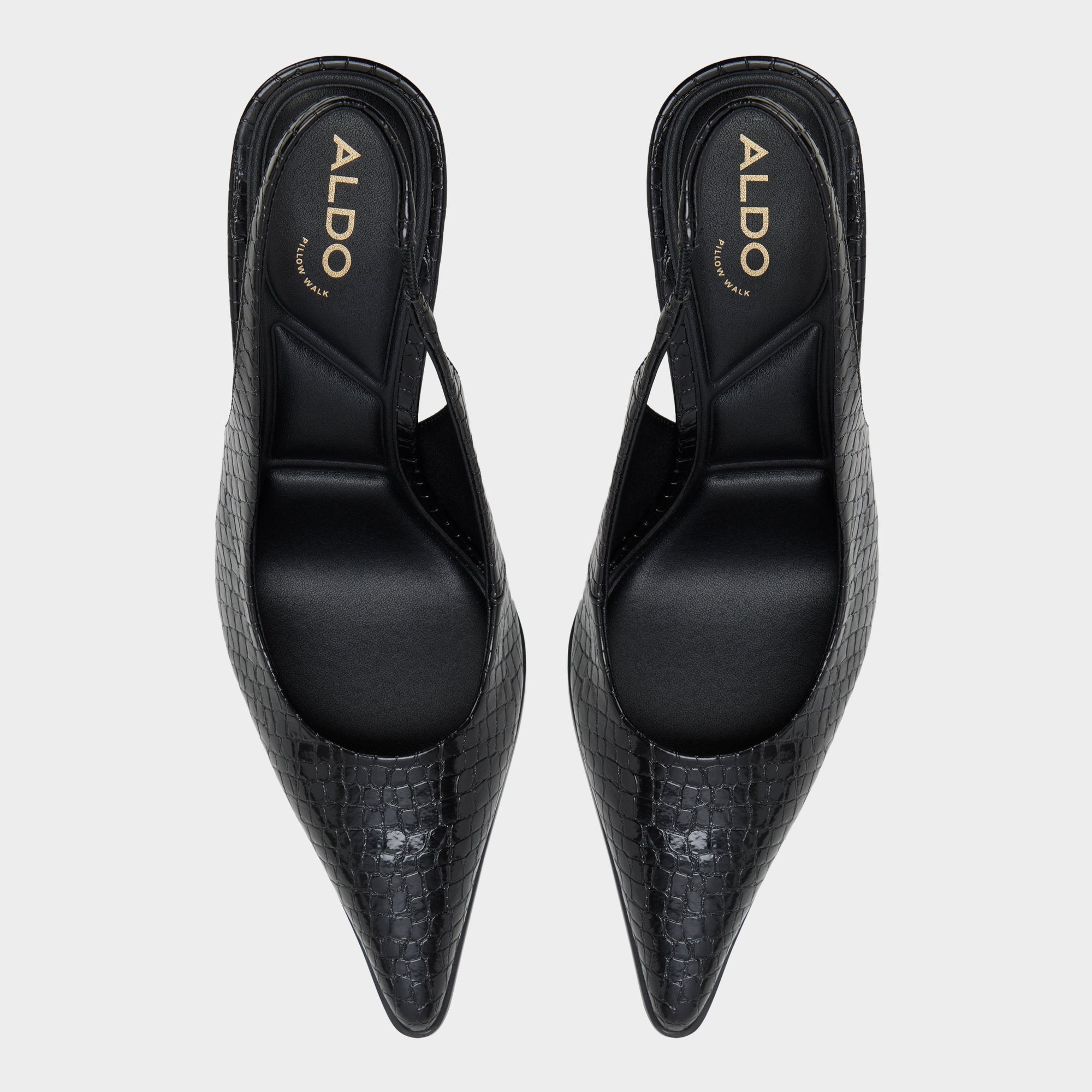 Aldo Re in Samantha Other Black - Sling back high heel, Stiletto heel