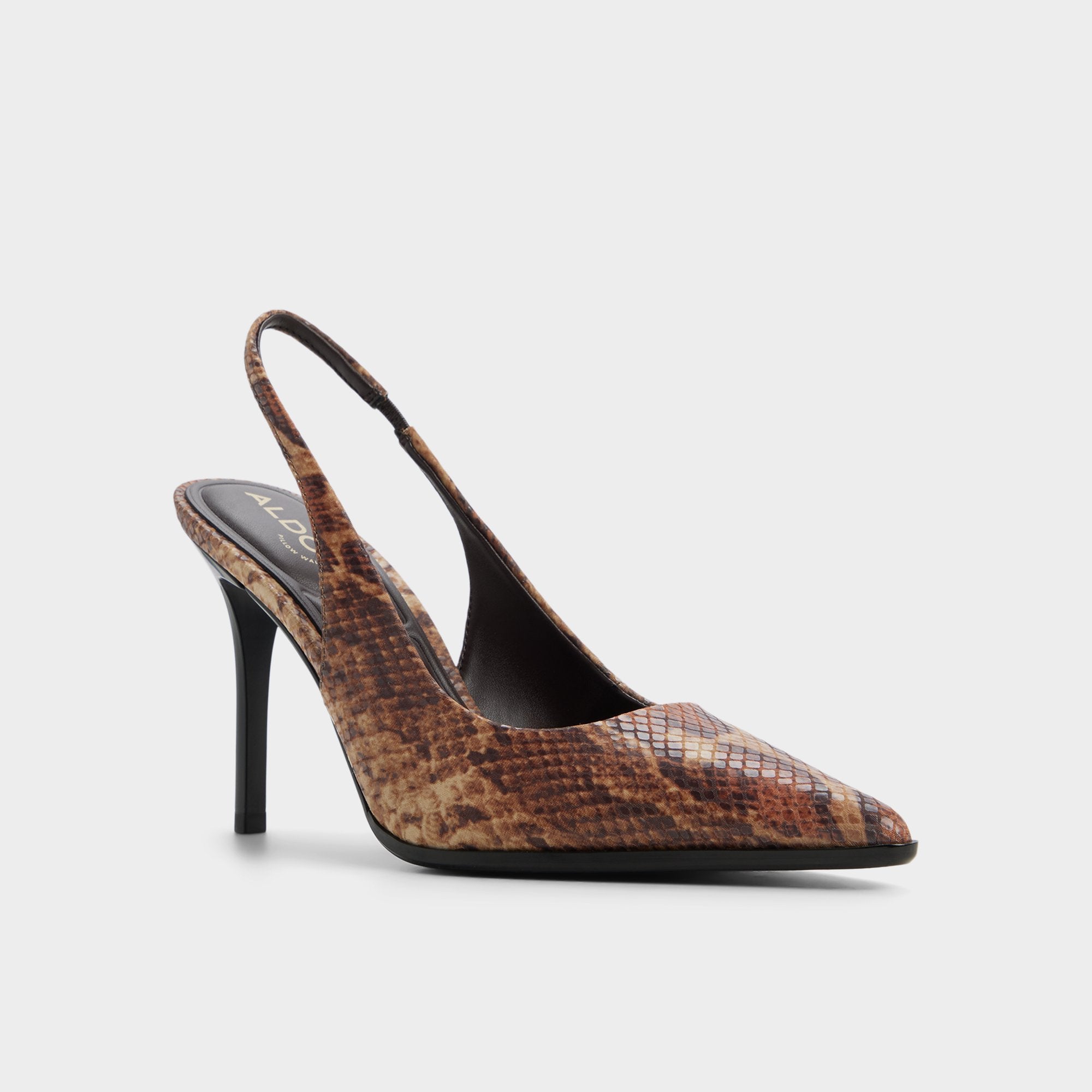 Aldo Re in Samantha Brown Multi - Sling back high heel, Stiletto heel