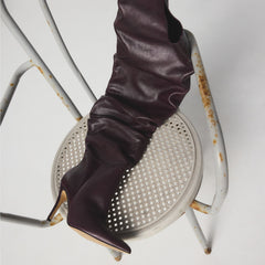 Aldo Holiis in Bordo - Knee-high boot, Stiletto heel