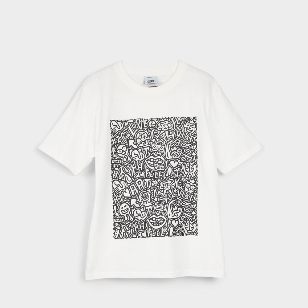 Aldo Timothy in Goodman White Black14038062 - Unisex t-shirt