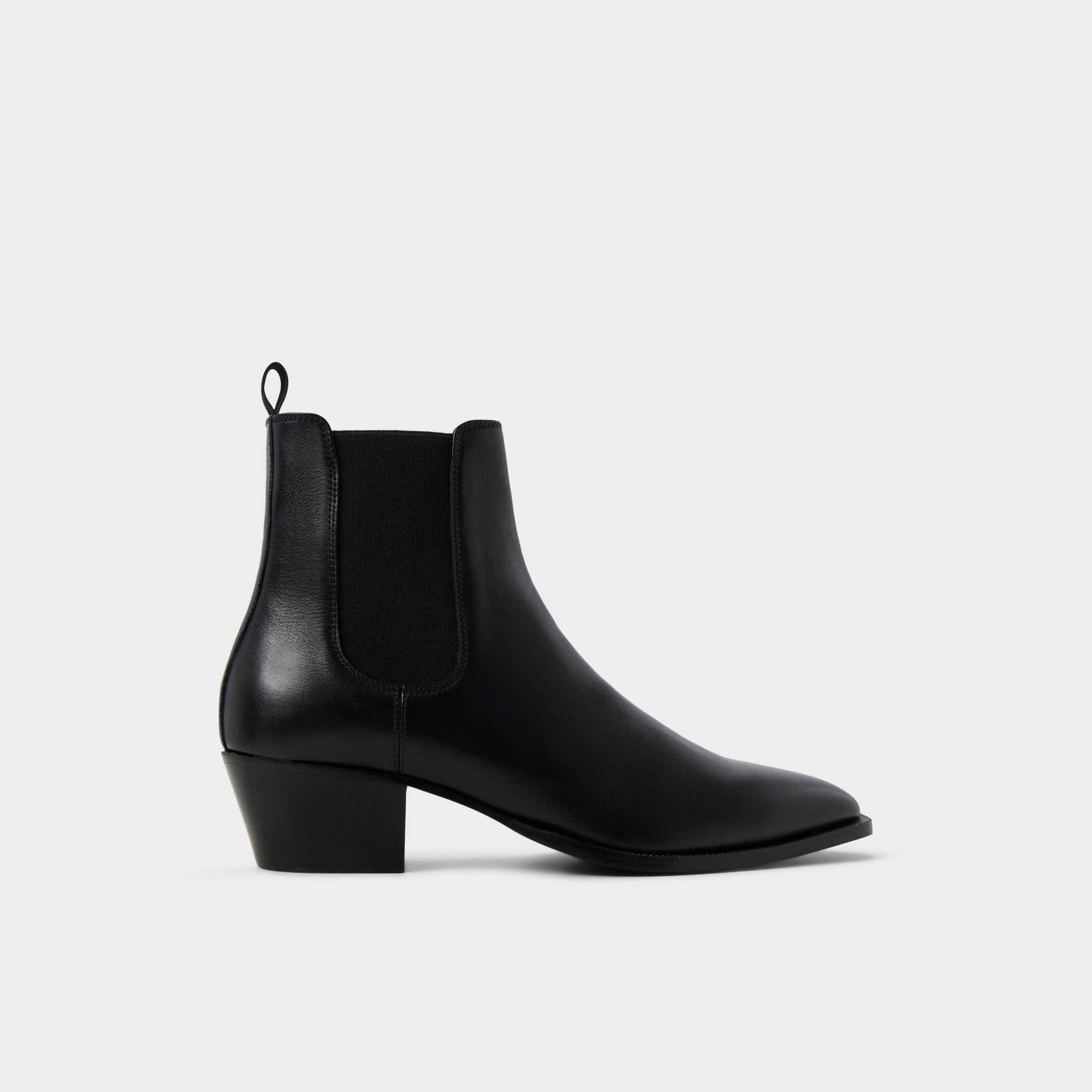 Aldo Jako in Black - Chelsea boot, Block heel