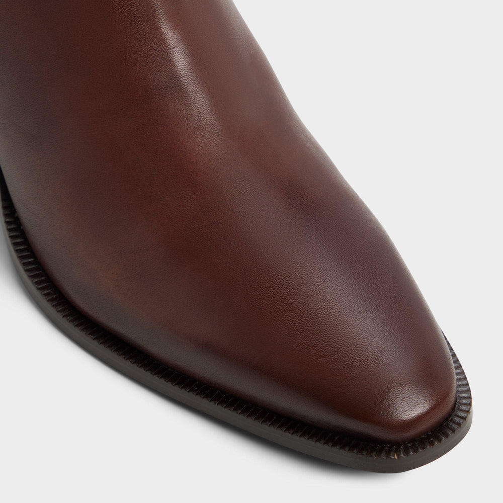Aldo Jako in Brown - Chelsea boot, Block heel