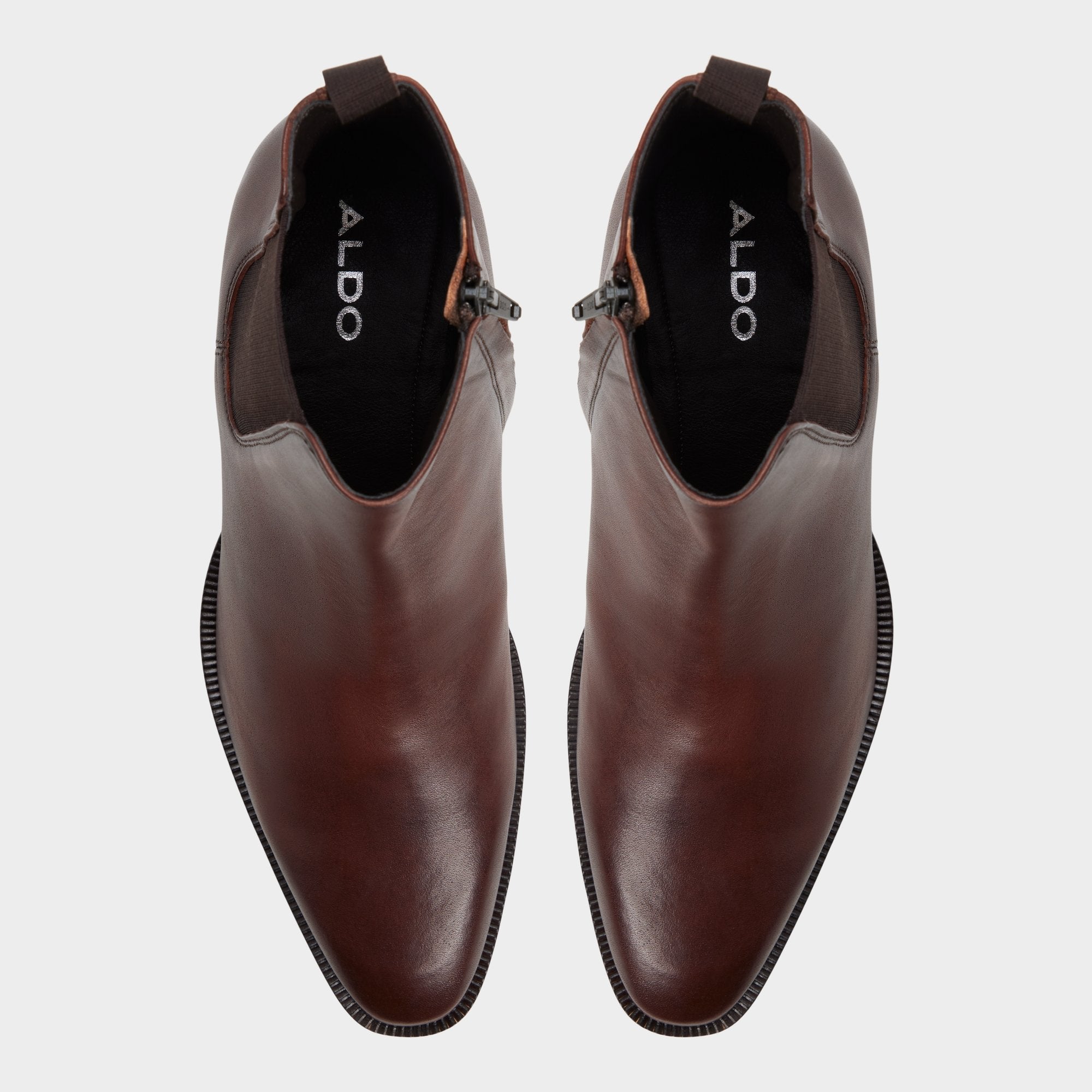 Aldo Jako in Brown - Chelsea boot, Block heel