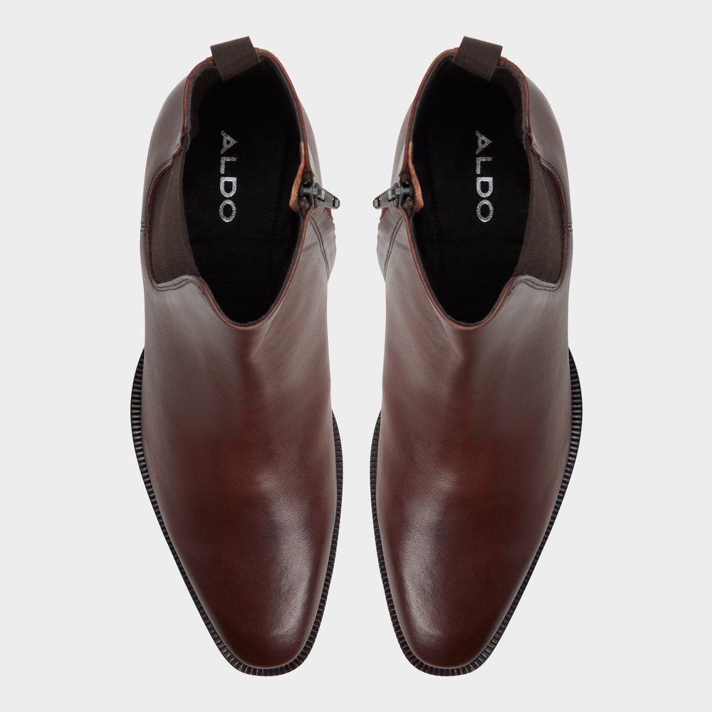 Aldo Jako in Brown - Chelsea boot, Block heel