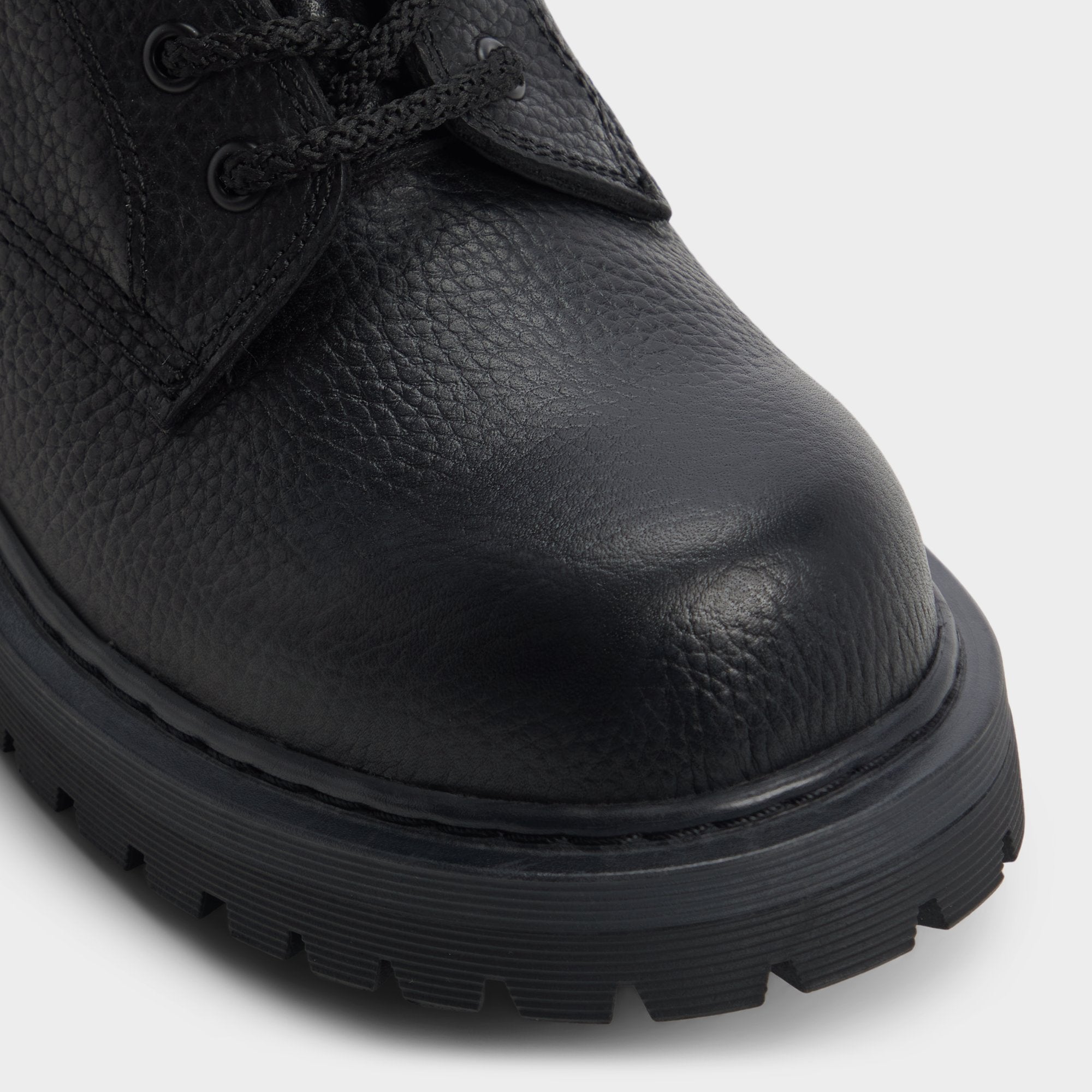 Aldo Doublezero in Other Black - Combat boot, Lug sole