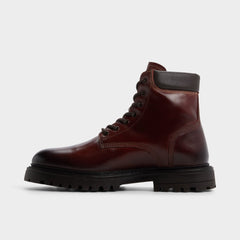 Aldo Draco in Medium Brown - Combat boot, Lug sole