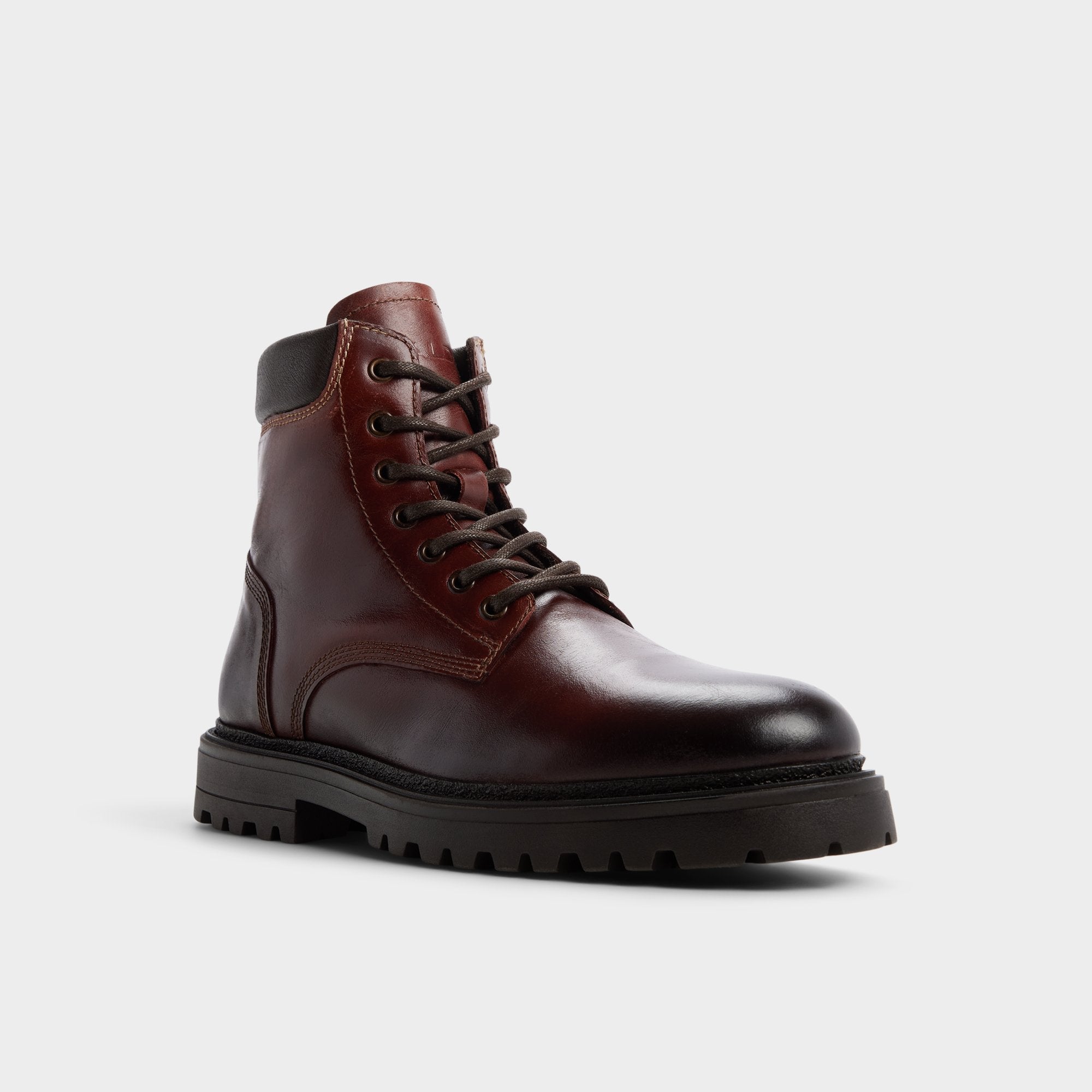Aldo Draco in Medium Brown - Combat boot, Lug sole