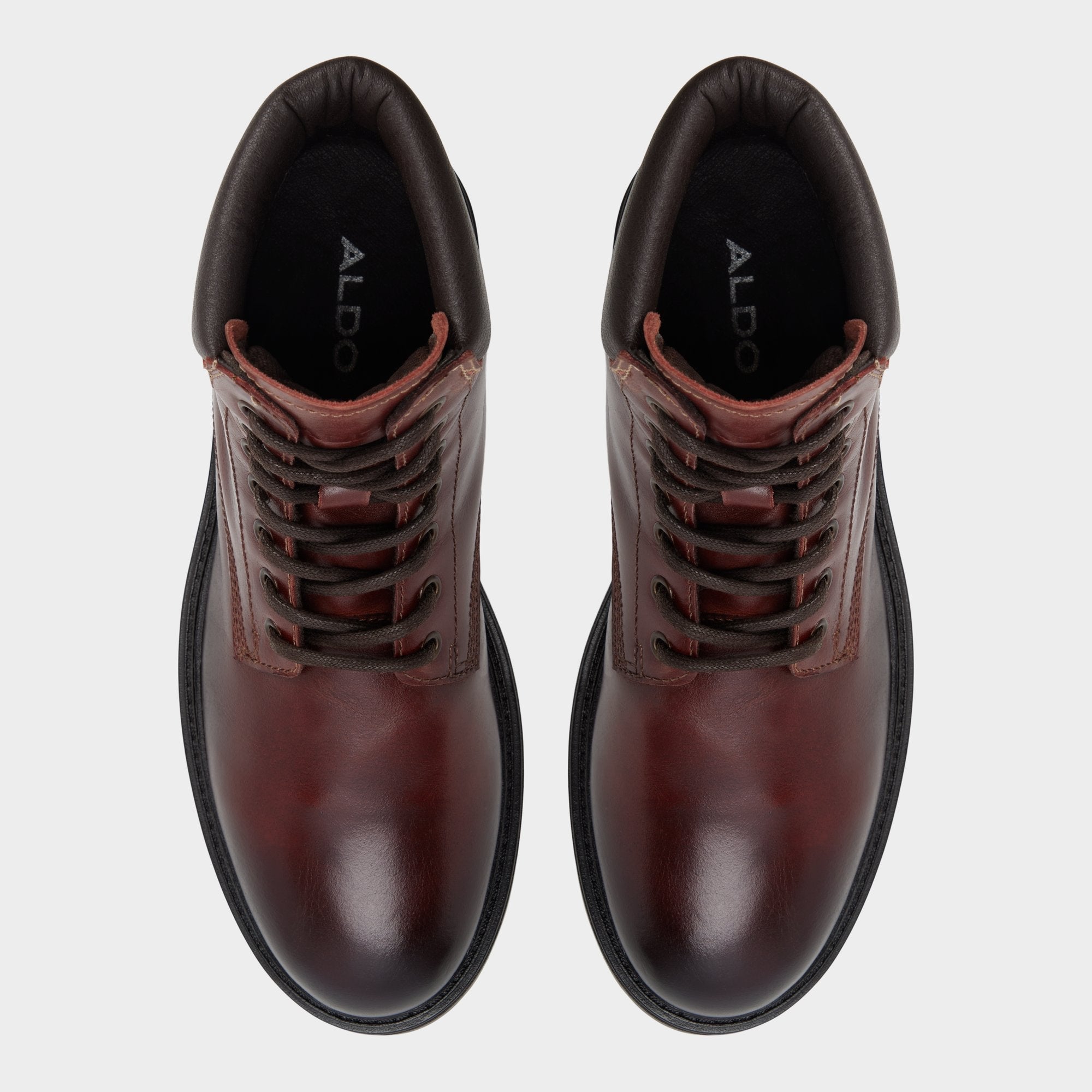 Aldo Draco in Medium Brown - Combat boot, Lug sole