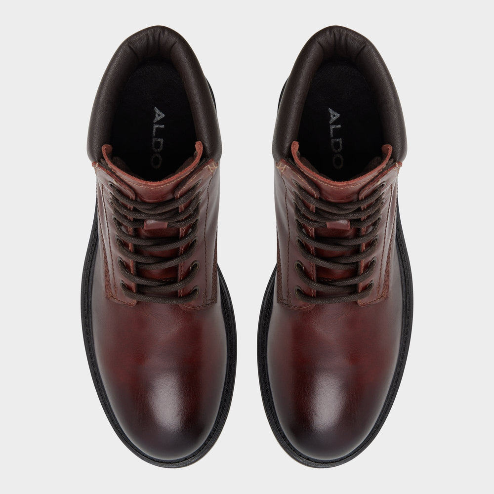 Aldo Draco in Medium Brown - Combat boot, Lug sole