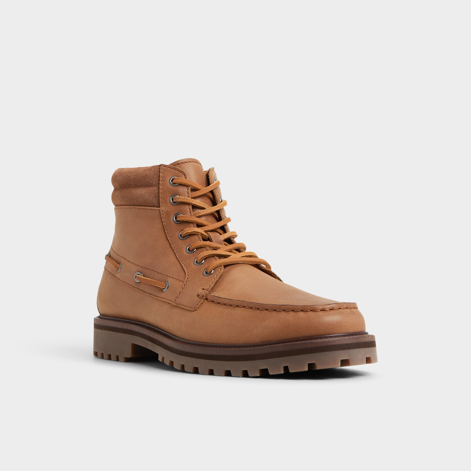 Aldo Farrell in Cognac - Combat boot, Lug sole