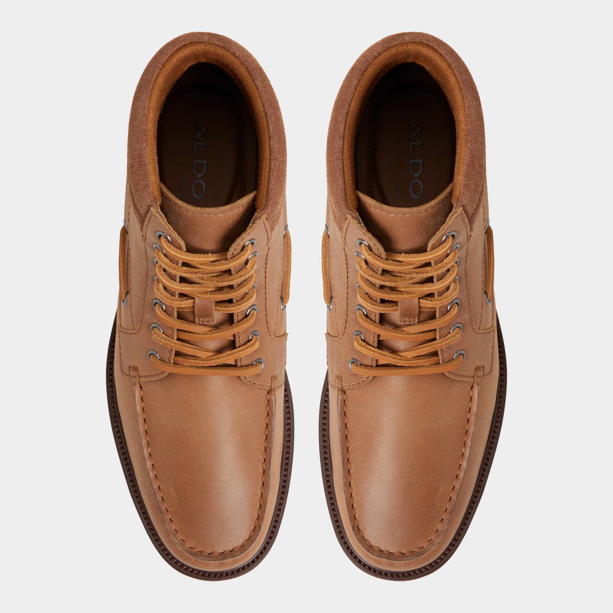 Aldo Farrell in Cognac - Combat boot, Lug sole
