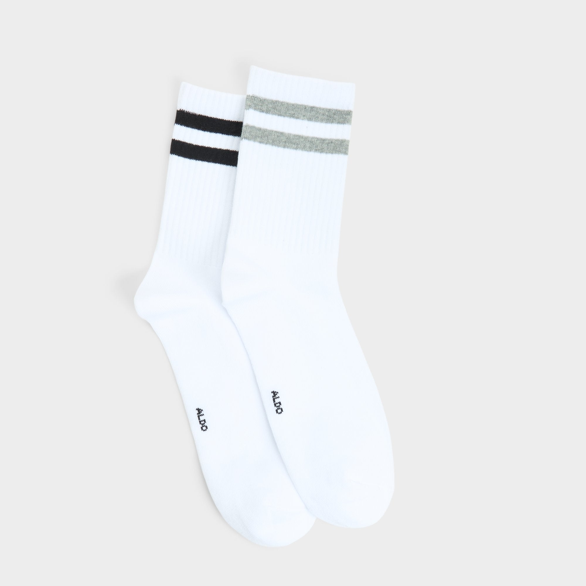 Aldo Retroline in Grey - Crew socks