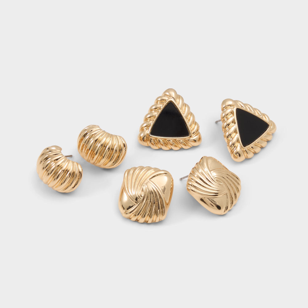 Aldo Noire in Black Gold Multi - Statement earrings