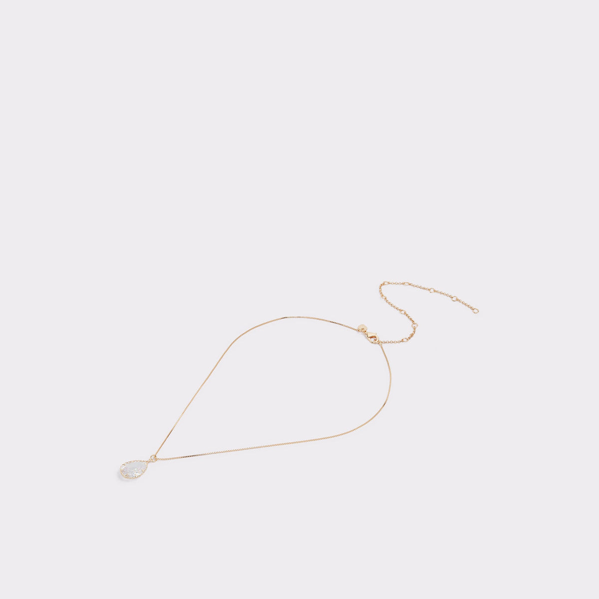Aldo Beauceron Gold/Clear Multi Women's Necklaces - Teardrop necklace