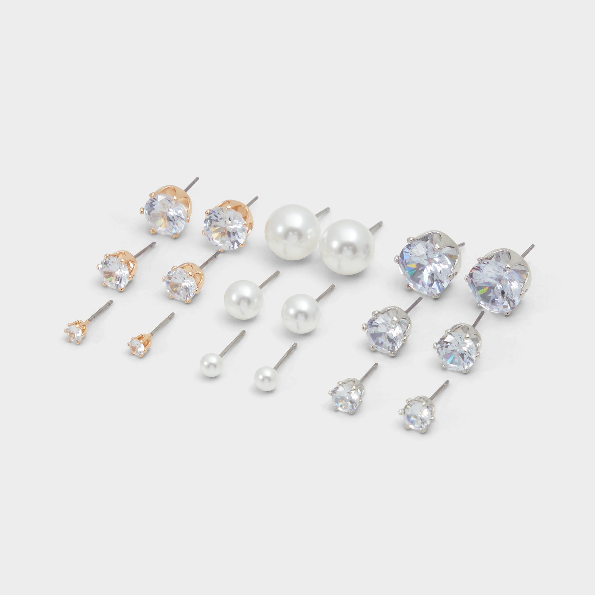 Aldo Daniellia Metallic Multi Women's Earrings - Stud earring set