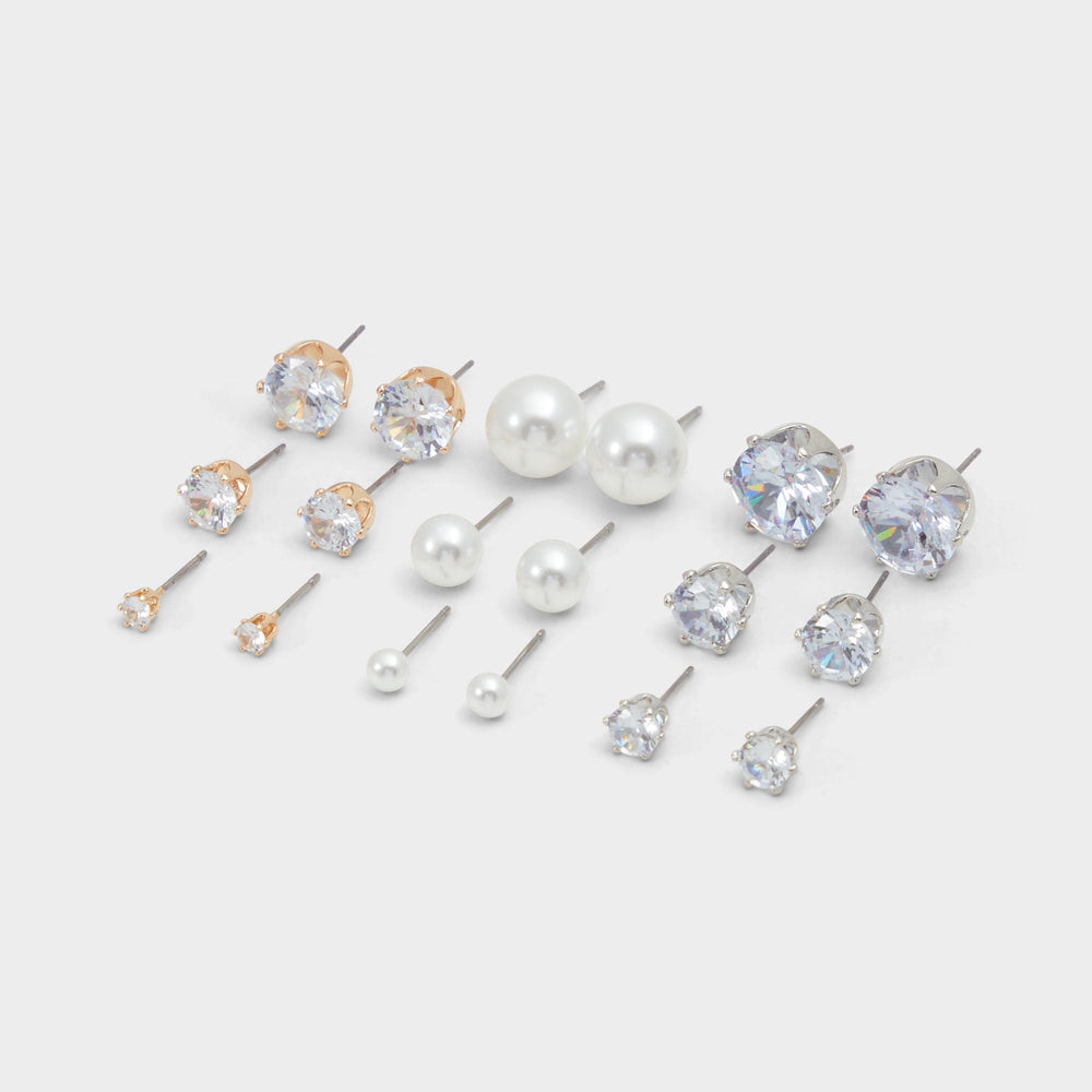 Aldo Daniellia Metallic Multi Women's Earrings - Stud earring set