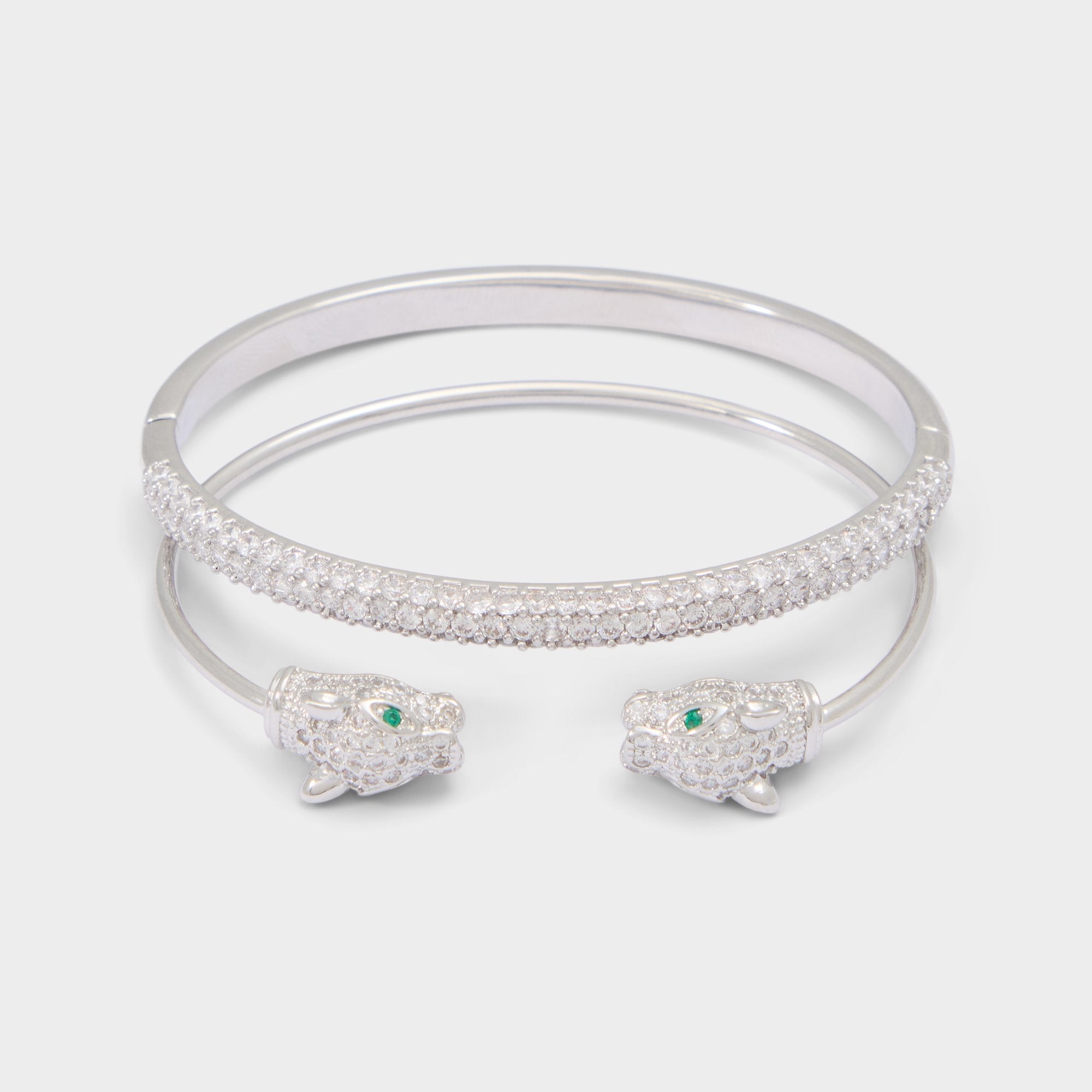 Aldo Albamaelden in Silver Clear Multi - Bangle bracelet