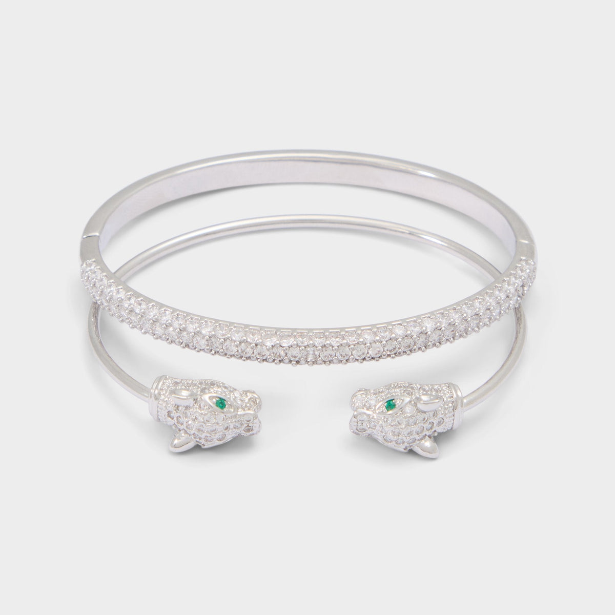 Aldo Albamaelden in Silver Clear Multi - Bangle bracelet
