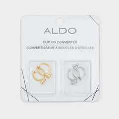 Aldo Treade Metallic Multi Women's Earrings - Clip on converter