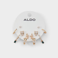 Aldo Junglechic Gold/Clear Multi Women's Earrings - Earrings