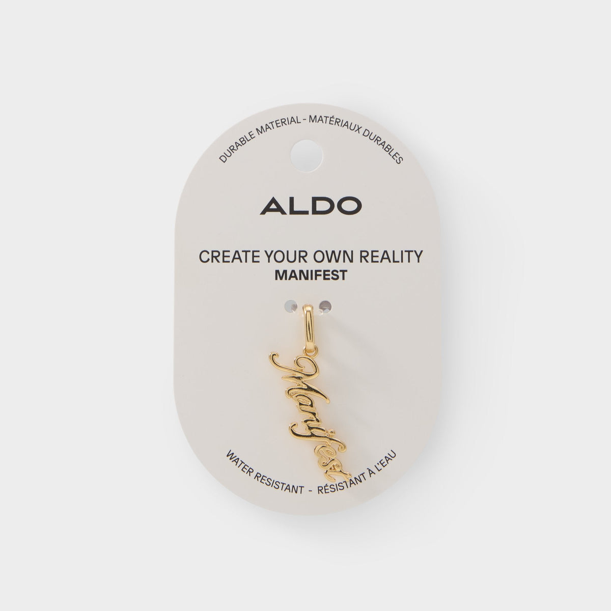 Aldo Manifesto in Gold - Jewelry charm