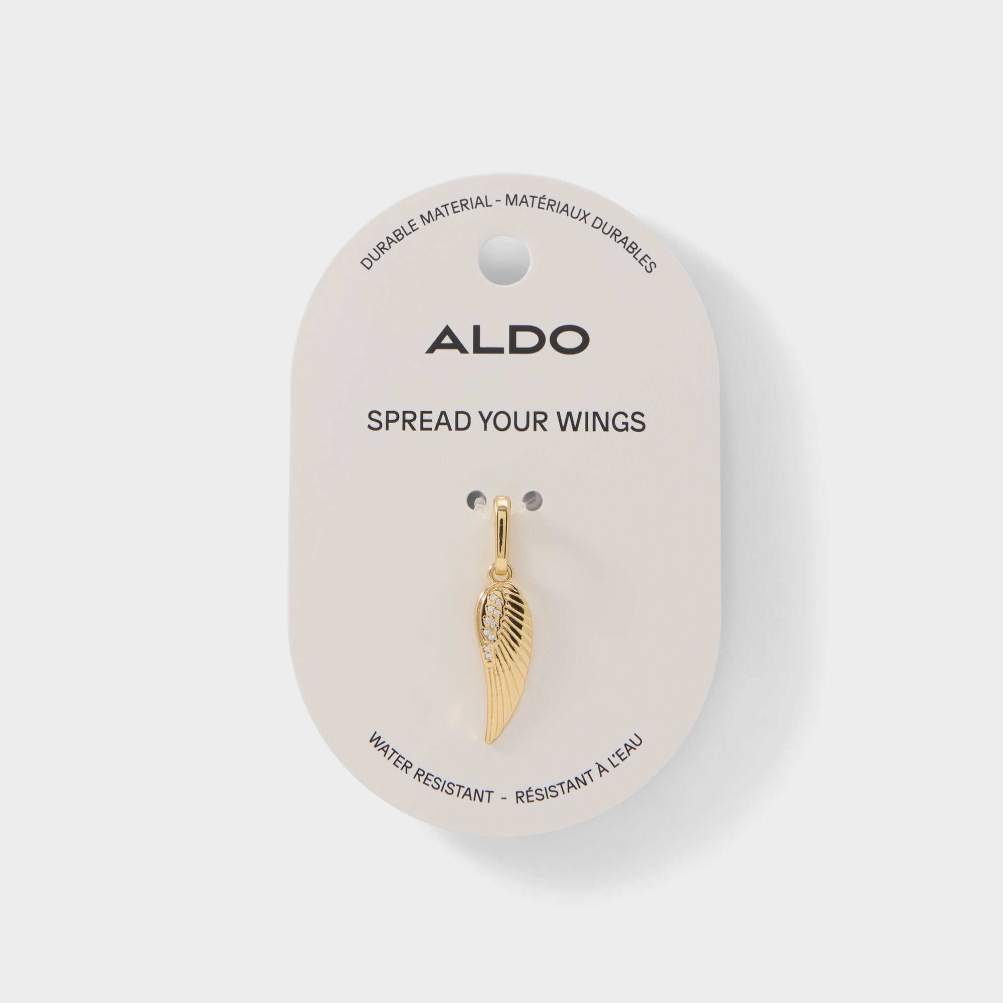 Aldo Angelwing in Gold Clear Multi - Jewelry charm