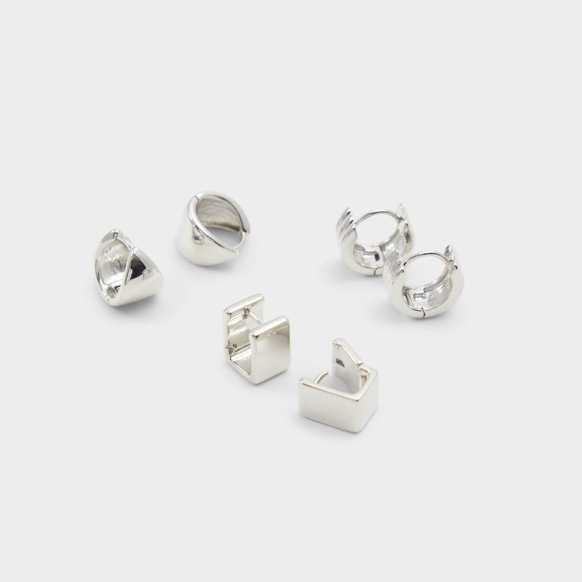 Aldo Adenariel in Silver - Huggie hoop earrings