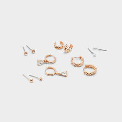 Aldo Jullianna Gold/Clear Multi Women's Earrings - Earrings
