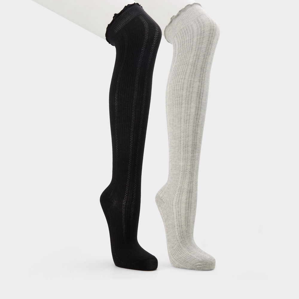 Aldo Frillie in Black White - Knee high socks