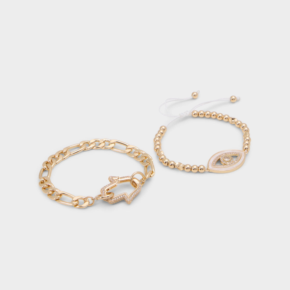 Aldo Positivity in Gold Clear Multi - Bracelet