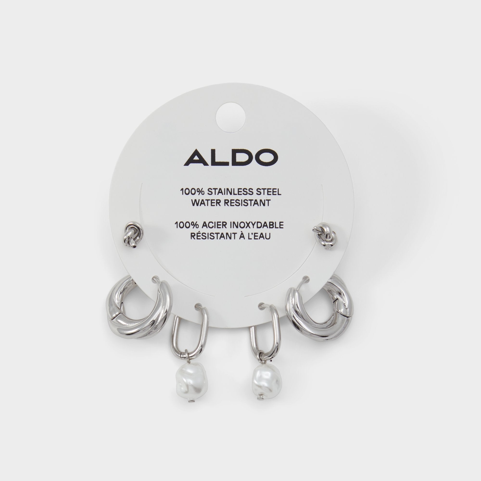 Aldo Loveknots Silver Women's Aldo Sport Club - Earrings