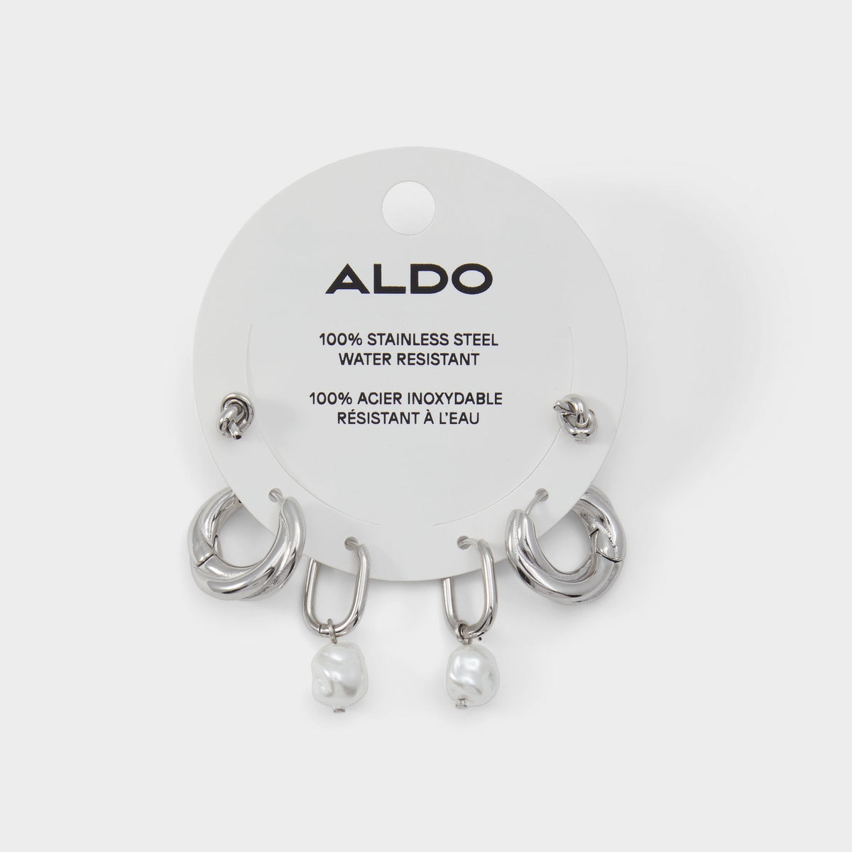 Aldo Loveknots Silver Women's Aldo Sport Club - Earrings