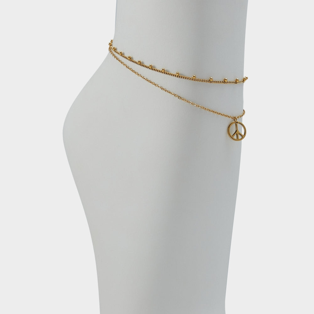 Aldo Peacelove Gold Women's Stainless Steel - Anklet