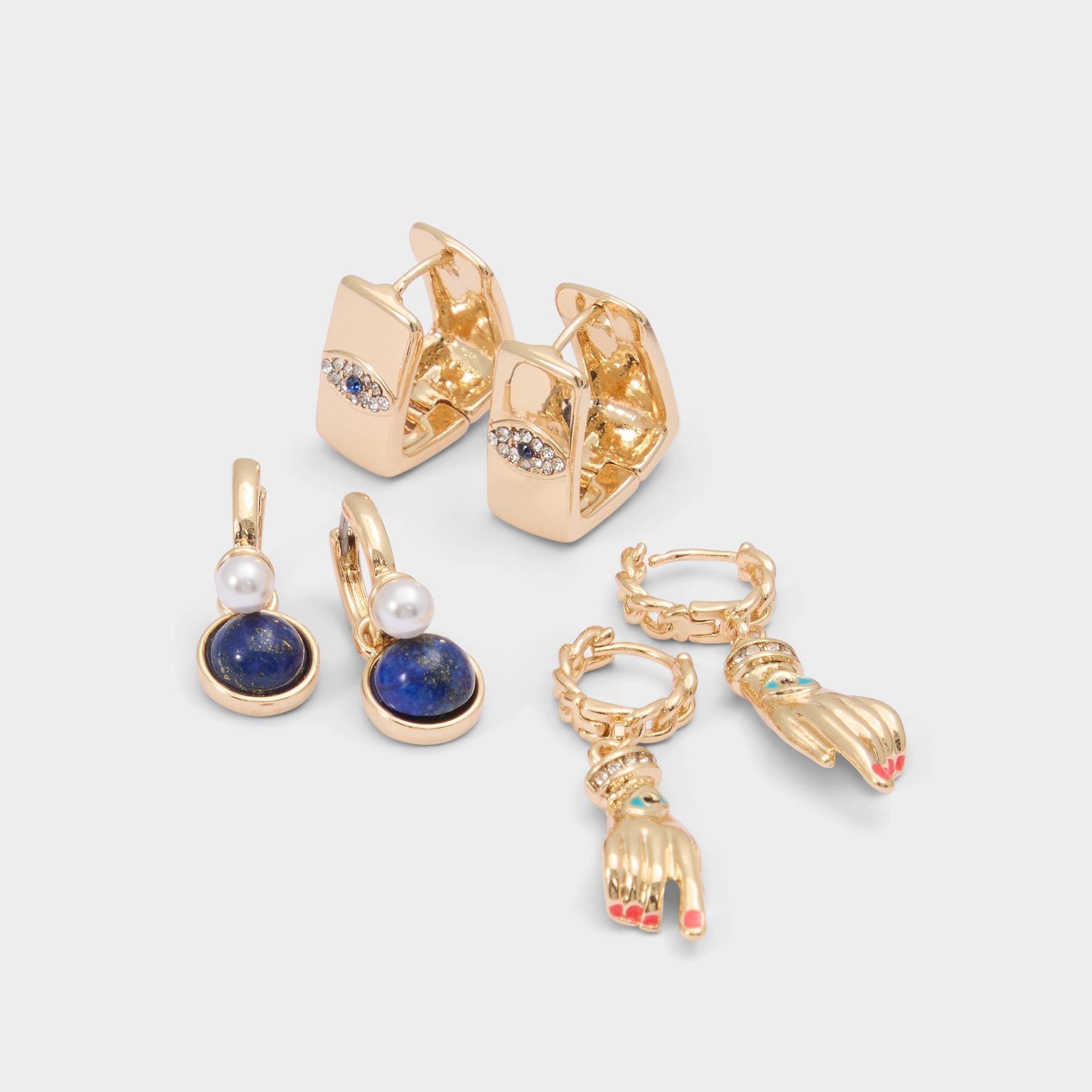Aldo Mystiquegaze in Navy - Hoop earrings