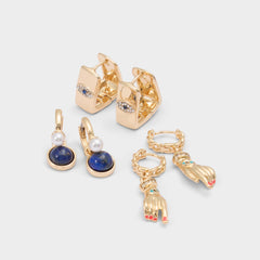 Aldo Mystiquegaze in Navy - Hoop earrings