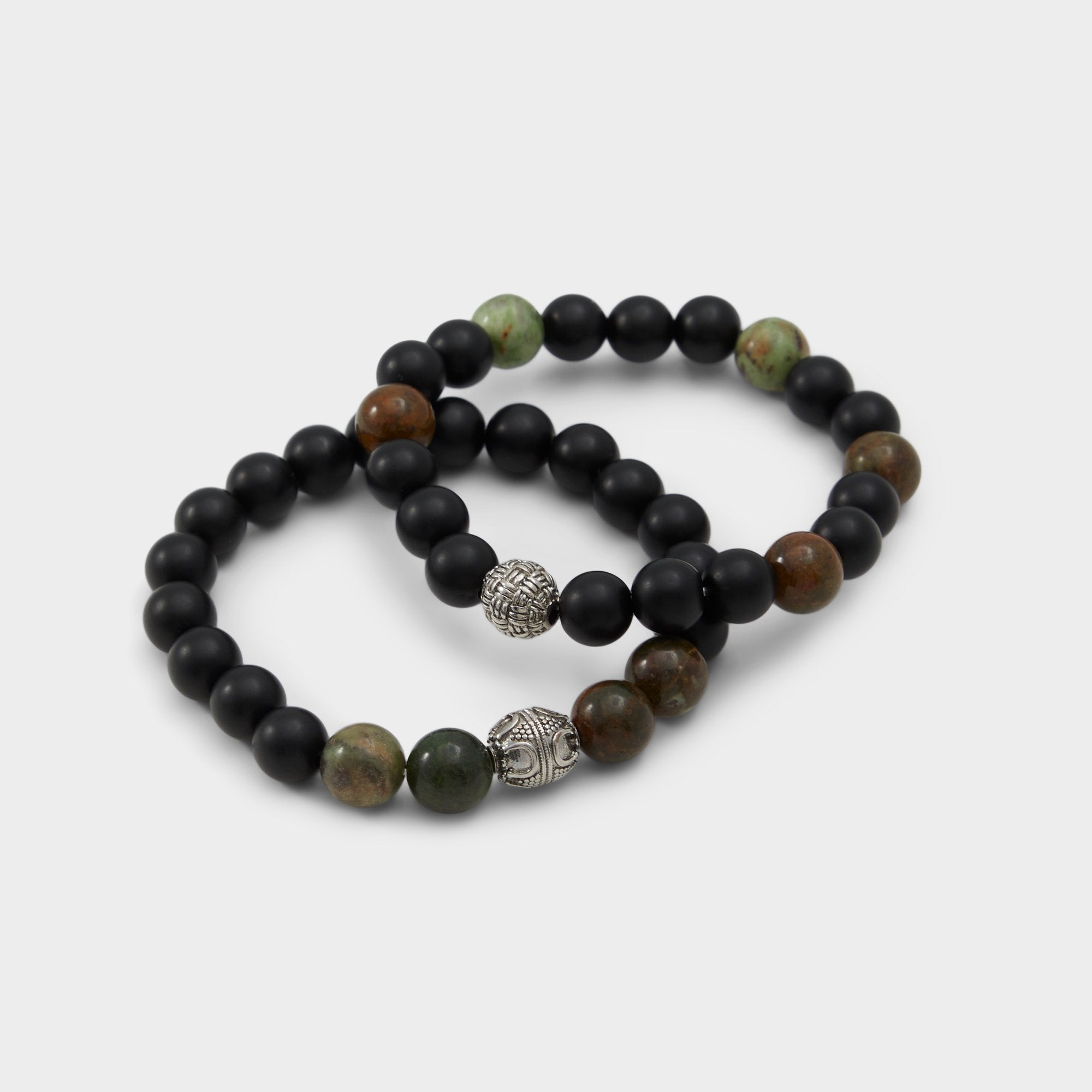 Aldo Bompietra Dark Green Men's Jewelry - Bracelet
