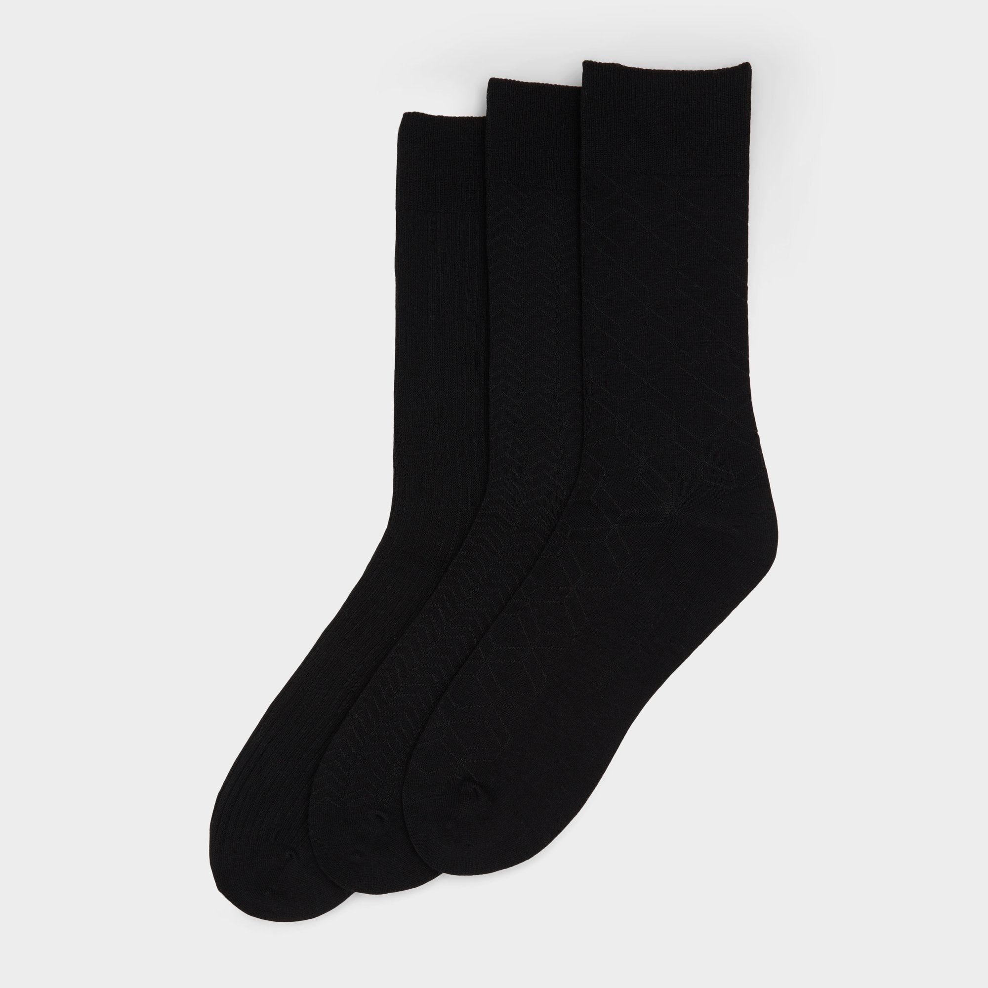 Aldo Wanaro Black Men's Socks - Crew socks